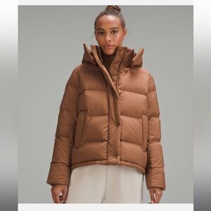SALE!!SOLD OUT ONLINE Lululemon Wunder Puff Jacket Roasted Brown size 4